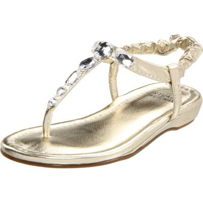 Bella Stuart Weitzman Kinderschuhe Sandały dziewczęce , złoto Złoty metalik 29 EU Bella Stuart Weitzman Kinderschuhe Sandały dziewczęce , złoto Złoty metalik 29 EU