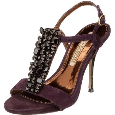 106996 Buffalo London 16619-519 KID SUEDE BLACK323 sandały damskie/modne, fioletowy Purpura09-40 EU 106996 Buffalo London 16619-519 KID SUEDE BLACK323 sandały damskie/modne, fioletowy Purpura09-40 EU