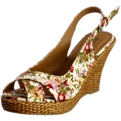 ls6149 Odeon Slingbacks damskie Espradilles, Kremowy multi 39 EU ls6149 Odeon Slingbacks damskie Espradilles, Kremowy multi 39 EU