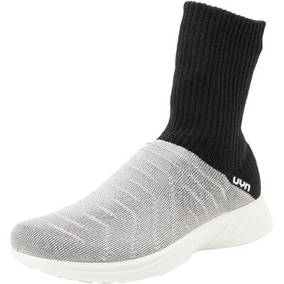 Y100068 UYN Męskie buty sportowe 3D Ribs Metal, Srebrny czarny, 44 EU Y100068 UYN Męskie buty sportowe 3D Ribs Metal, Srebrny czarny, 44 EU