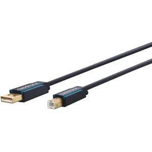 ClickTronic 70097 Casual USB 2.0 kabel do transmisji danych z kombinacją wtyku A/B ClickTronic 70097 Casual USB 2.0 kabel do transmisji danych z kombinacją wtyku A/B