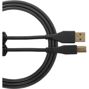 UDG Kabel USB 2.0 (A-B) prosty czarny 3M Zoptymalizowany dźwięk Ultimate kabel audio dla DJ-ów i producentów, aby zmaksymalizować ich wydajność UDG Kabel USB 2.0 (A-B) prosty czarny 3M Zoptymalizowany dźwięk Ultimate kabel audio dla DJ-ów i producentów, aby zmaksymalizować ich wydajność