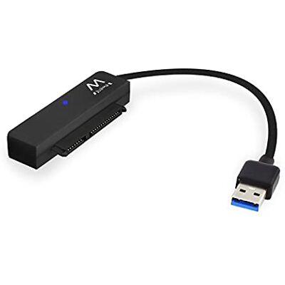 Ewent EW7017 adapter kabel USB 3.0/Gen 1 (3.1) na SATA I/II/III 6,3 cm SSD/hHDD, kompatybilny z komputerem PC i laptopem, czarny, 70 x 18,2 x 12,5 mm Ewent EW7017 adapter kabel USB 3.0/Gen 1 (3.1) na SATA I/II/III 6,3 cm SSD/hHDD, kompatybilny z komputerem PC i laptopem, czarny, 70 x 18,2 x 12,5 mm