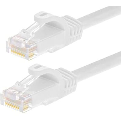 Monoprice Cat6 kabel krosowy Ethernet, 10 m, biały, 12 sztuk, bez zaczepów, RJ45, skręcony, 550 MHz, UTP, czysty drut miedziany, 24AWG seria Flexboot Monoprice Cat6 kabel krosowy Ethernet, 10 m, biały, 12 sztuk, bez zaczepów, RJ45, skręcony, 550 MHz, UTP, czysty drut miedziany, 24AWG seria Flexboot