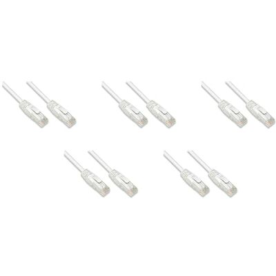 LINK LK6AU075W05 kabel sieciowy kategorii 6a nieekranowany utp awg24 biały halogenfree mt 7,5 opakowanie 5 sztuk LINK LK6AU075W05 kabel sieciowy kategorii 6a nieekranowany utp awg24 biały halogenfree mt 7,5 opakowanie 5 sztuk