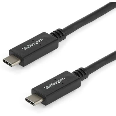 StarTech .com Kabel USB C na UCB C, 1 m, M/M, USB 3.0 (5 Gb/s, 5 Gb/s, kabel USB typu C, kabel USB typu C, kabel USB-C na USB-C (USB315CC1M), czarny StarTech .com Kabel USB C na UCB C, 1 m, M/M, USB 3.0 (5 Gb/s, 5 Gb/s, kabel USB typu C, kabel USB typu C, kabel USB-C na USB-C (USB315CC1M), czarny