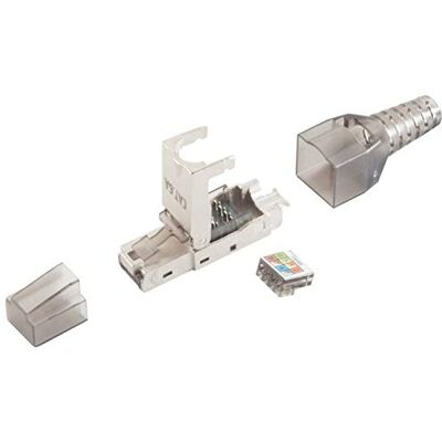 1aTTack.de 10 x Cat.6A wtyczka beznarzędziowa RJ45 kabel sieciowy kabel długi kabel toolless plug shielded 1aTTack.de 10 x Cat.6A wtyczka beznarzędziowa RJ45 kabel sieciowy kabel długi kabel toolless plug shielded
