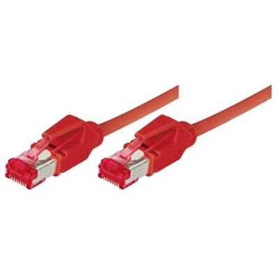 Kabel sieciowy Tecline Cat6 S/FTP - 1m - Czerwony Kabel sieciowy Tecline Cat6 S/FTP - 1m - Czerwony
