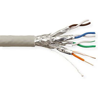 Value Kabel S/FTP, Kat.7 (klasa F), drut masywny, Dca, 100 m Value Kabel S/FTP, Kat.7 (klasa F), drut masywny, Dca, 100 m