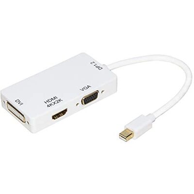 LINK LKADAT1803 zestaw 3 adapterów Mini DisplayPort 1.2 męski → HDMI® DVI VGA żeński 4K × 2K kompatybilny z komputerem PC, notebookiem, monitorem LINK LKADAT1803 zestaw 3 adapterów Mini DisplayPort 1.2 męski → HDMI® DVI VGA żeński 4K × 2K kompatybilny z komputerem PC, notebookiem, monitorem