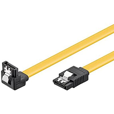 goobay 95022 S-ATA kabel do transmisji danych HDD, SDD, 6 Gbitów SATA typ L męski na SATA typ L męski kąt 90°, 70 cm goobay 95022 S-ATA kabel do transmisji danych HDD, SDD, 6 Gbitów SATA typ L męski na SATA typ L męski kąt 90°, 70 cm