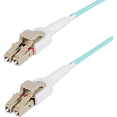 StarTech .com 5 m (15 stóp) LC na LC (UPC) OM4 przełączany kabel światłowodowy, wielomodowy 50/125 µm, sieci 100G, niska strata wtrącenia, LSZH, beznarzędziowe przełączanie polaryzacji (450FBLCLC5SW) StarTech .com 5 m (15 stóp) LC na LC (UPC) OM4 przełączany kabel światłowodowy, wielomodowy 50/125 µm, sieci 100G, niska strata wtrącenia, LSZH, beznarzędziowe przełączanie polaryzacji (450FBLCLC5SW)