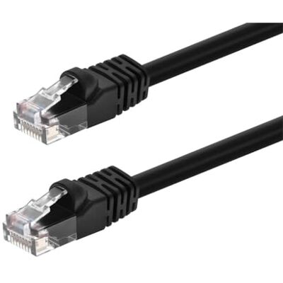 Monoprice 102164 100 ft Cat5e 24AWG UTP Ethernet kabel sieciowy krosowy czarny Monoprice 102164 100 ft Cat5e 24AWG UTP Ethernet kabel sieciowy krosowy czarny