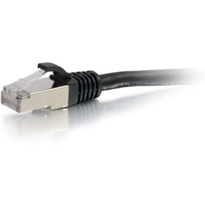 C2G 00823 kabel Cat6, ekranowany kabel krosowy Ethernet bez snagów, czarny (9,14 m) C2G 00823 kabel Cat6, ekranowany kabel krosowy Ethernet bez snagów, czarny (9,14 m)