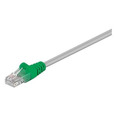 goobay 68864 Kabel krosowy CAT 5e, U/UTP, szary/zielony, długość 2 m goobay 68864 Kabel krosowy CAT 5e, U/UTP, szary/zielony, długość 2 m