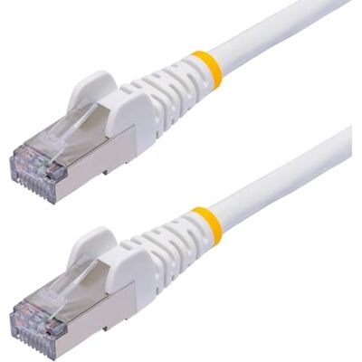 StarTech .com 2 m biały kabel Ethernet CAT8, Snagless RJ45, 25G/40G, 2000MHz, 100W PoE++, S/FTP, 26AWG czysta czysta miedź, LSZH StarTech .com 2 m biały kabel Ethernet CAT8, Snagless RJ45, 25G/40G, 2000MHz, 100W PoE++, S/FTP, 26AWG czysta czysta miedź, LSZH