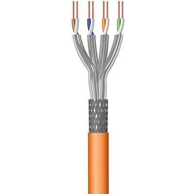 Ewent IM1226 kabel sieciowy 50 m Reel Ethernet CAT.7 LSZH S-FTP AWG23/1 CU Solid Pure Copper CPR, klasa B2ca&Eca 10GBit Ethernet 1200 MHz idealny do komputera, routera, modemu, przełącznika, TV, PS5, Ewent IM1226 kabel sieciowy 50 m Reel Ethernet CAT.7 LSZH S-FTP AWG23/1 CU Solid Pure Copper CPR, klasa B2ca&Eca 10GBit Ethernet 1200 MHz idealny do komputera, routera, modemu, przełącznika, TV, PS5,