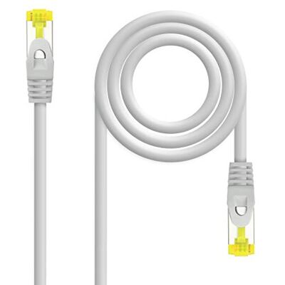 NANOCABLE 10.20.1900-L25 kabel sieciowy LSZH CAT.6A SFTP AWG26, szary, 25 cm NANOCABLE 10.20.1900-L25 kabel sieciowy LSZH CAT.6A SFTP AWG26, szary, 25 cm