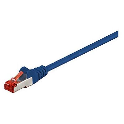 goobay 95482 CAT 6 kabel krosowy, S/FTP (PiMF), niebieski, CCA mieszanka miedzi goobay 95482 CAT 6 kabel krosowy, S/FTP (PiMF), niebieski, CCA mieszanka miedzi