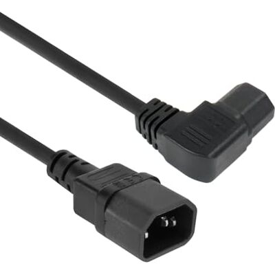 ACT Kabel do podgrzewacza 2 m, wtyczka C14 na gniazdo C15 zagięta lewa, kabel zasilający, przedłużka, wtyczka do podgrzewacza kątowa C15–AK5354 ACT Kabel do podgrzewacza 2 m, wtyczka C14 na gniazdo C15 zagięta lewa, kabel zasilający, przedłużka, wtyczka do podgrzewacza kątowa C15–AK5354