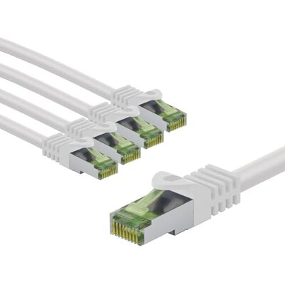 goobay 66589 CAT8.1 kabel sieciowy w zestawie 5 szt. / kabel krosowy ekranowany S/FTP/CU Ethernet, PiMF, LSZH, OFC/Cat 8.1 kabel z 40 Gbits/biały / 5 x 2 m goobay 66589 CAT8.1 kabel sieciowy w zestawie 5 szt. / kabel krosowy ekranowany S/FTP/CU Ethernet, PiMF, LSZH, OFC/Cat 8.1 kabel z 40 Gbits/biały / 5 x 2 m