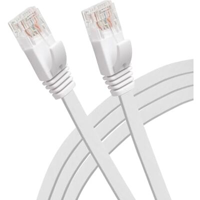 Maplin Kabel Ethernet 10 m, beżowy, płaski kabel sieciowy CAT6 Gigabit UTP LAN, RJ45, szybki 10 Gb/s, kompatybilny z laptopem, komputerem, CCTV, PS4/5, Xbox, przełącznikiem, modemem, routerem, Smart Maplin Kabel Ethernet 10 m, beżowy, płaski kabel sieciowy CAT6 Gigabit UTP LAN, RJ45, szybki 10 Gb/s, kompatybilny z laptopem, komputerem, CCTV, PS4/5, Xbox, przełącznikiem, modemem, routerem, Smart