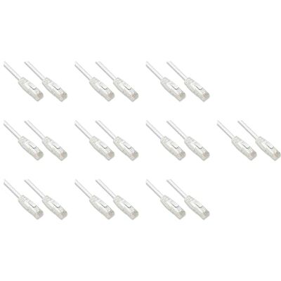 LINK LK6AU010W10 kabel sieciowy kategorii 6a nieekranowany utp awg24 biały halogenfree mt 1 opakowanie 10 sztuk LINK LK6AU010W10 kabel sieciowy kategorii 6a nieekranowany utp awg24 biały halogenfree mt 1 opakowanie 10 sztuk