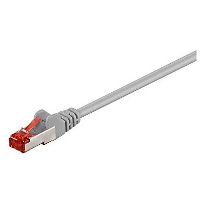 goobay 93569 CAT 6 kabel krosowy, S/FTP (PiMF), szary goobay 93569 CAT 6 kabel krosowy, S/FTP (PiMF), szary