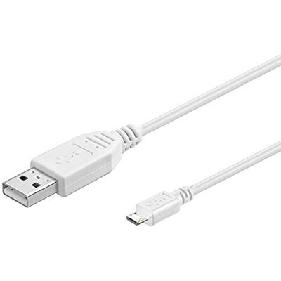 goobay 37193 kabel USB 2.0 Hi-Speed, 1 m biały goobay 37193 kabel USB 2.0 Hi-Speed, 1 m biały
