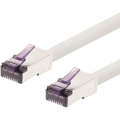 1aTTack.de 15 m CAT6a Superflex Ethernet Gigabit LAN kabel sieciowy RJ45 CAT6 A kabel krosowy 10000 Mbit s SFTP PIMF 500 MHz kompatybilny z CAT6 CAT5 biały 1 sztuka 1aTTack.de 15 m CAT6a Superflex Ethernet Gigabit LAN kabel sieciowy RJ45 CAT6 A kabel krosowy 10000 Mbit s SFTP PIMF 500 MHz kompatybilny z CAT6 CAT5 biały 1 sztuka
