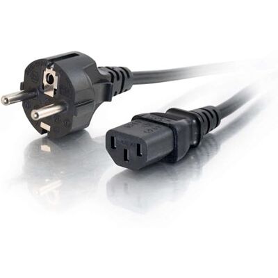 C2G 88542 1 m kabel zasilający (IEC320C13 do CEE 7/7) 3 stopy Kettle Lead Power Cord C2G 88542 1 m kabel zasilający (IEC320C13 do CEE 7/7) 3 stopy Kettle Lead Power Cord