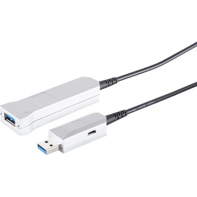 1aTTack.de Optyczny przedłużacz USB A USB 3.0 Hybrydowy AOC SuperSpeed ?5 Gbit/s czarny 50 metrów 1aTTack.de Optyczny przedłużacz USB A USB 3.0 Hybrydowy AOC SuperSpeed ?5 Gbit/s czarny 50 metrów