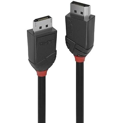 Lindy 36517 Kabel DisplayPort 2m Czarny - Kabel DisplayPort Lindy 36517 Kabel DisplayPort 2m Czarny - Kabel DisplayPort