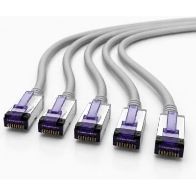 1aTTack.de 1,5 m CAT6a Superflex Ethernet Gigabit LAN kabel sieciowy RJ45 CAT6 A kabel krosowy 10000 Mbit s SFTP PIMF 500 MHz kompatybilny z CAT6 CAT5 szary 5 sztuk 1aTTack.de 1,5 m CAT6a Superflex Ethernet Gigabit LAN kabel sieciowy RJ45 CAT6 A kabel krosowy 10000 Mbit s SFTP PIMF 500 MHz kompatybilny z CAT6 CAT5 szary 5 sztuk