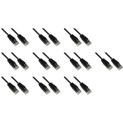 LINK LK6U0025BLS10 kabel sieciowy kategorii 6 nieekranowany utp czarny halogenfree mt 0,25 slim 10 sztuk LINK LK6U0025BLS10 kabel sieciowy kategorii 6 nieekranowany utp czarny halogenfree mt 0,25 slim 10 sztuk