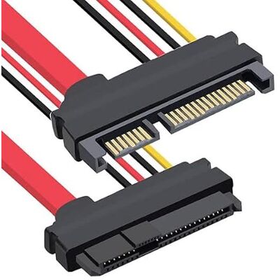 System-S Kabel SATA 10 cm 22pin wtyczka do SAS 29 pin gniazdo adapter do dysku twardego System-S Kabel SATA 10 cm 22pin wtyczka do SAS 29 pin gniazdo adapter do dysku twardego