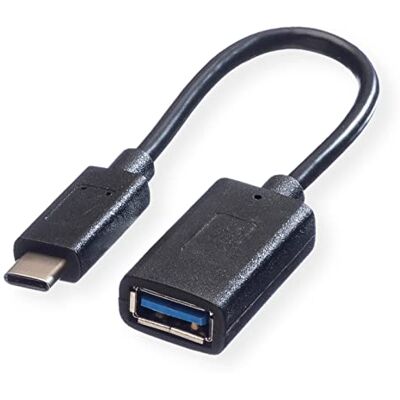 Value 11999030 USB 3.1 kabel, wtyczka typu C do gniazda A, 0,15 m czarny Value 11999030 USB 3.1 kabel, wtyczka typu C do gniazda A, 0,15 m czarny
