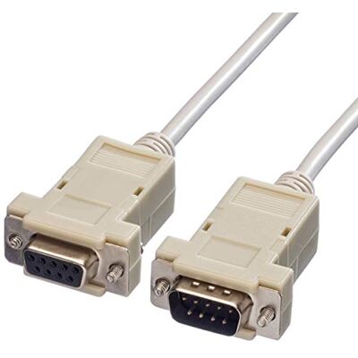 Value kabel RS232 M-F kabel krzyżowy do podłączenia 2 komputerów szary 1,8 m Value kabel RS232 M-F kabel krzyżowy do podłączenia 2 komputerów szary 1,8 m