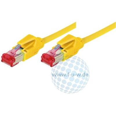 Tecline Model S/FTP, Cat 6, 0,3 m, Żółty kabel sieciowy Tecline Model S/FTP, Cat 6, 0,3 m, Żółty kabel sieciowy