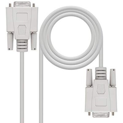 Monkey Ladder Cable Series RS232 komunikacyjny Null Modem, DB9/H-DB9/H, Kobieta-żeńska, Beżowy, 1.8mts Monkey Ladder Cable Series RS232 komunikacyjny Null Modem, DB9/H-DB9/H, Kobieta-żeńska, Beżowy, 1.8mts
