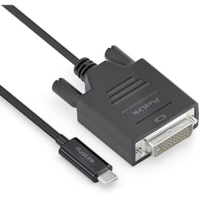 PureLink Kabel Mini DisplayPort na DVI 1920 x 1200 WUXGA (DVI-D Single Link) 4,95 Gbps, 1,50 m, czarny PureLink Kabel Mini DisplayPort na DVI 1920 x 1200 WUXGA (DVI-D Single Link) 4,95 Gbps, 1,50 m, czarny
