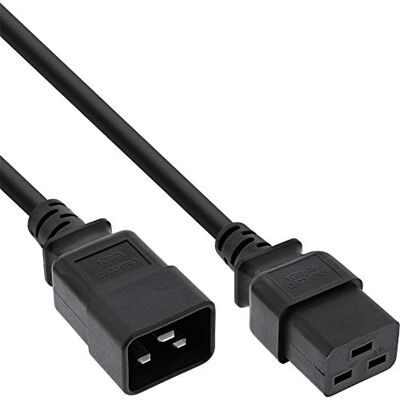 InLine ® Przedłużenie urządzenia zimnego 16 A, C19 na C20, 0,5 m InLine ® Przedłużenie urządzenia zimnego 16 A, C19 na C20, 0,5 m