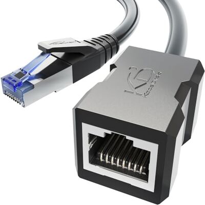 KabelDirekt – Przedłużacz kabla LAN i Ethernet 10Gbit/s – 5m 10Gbit/s, kabel kategorii 7, RJ45, przedłuża kable sieciowe z pełną prędkością, ekranowany, czarny KabelDirekt – Przedłużacz kabla LAN i Ethernet 10Gbit/s – 5m 10Gbit/s, kabel kategorii 7, RJ45, przedłuża kable sieciowe z pełną prędkością, ekranowany, czarny