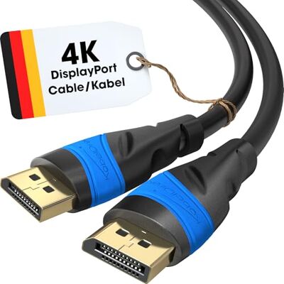 KabelDirekt DisplayPort kabel - 5 m - 4K 60Hz - TOP seria KabelDirekt DisplayPort kabel - 5 m - 4K 60Hz - TOP seria