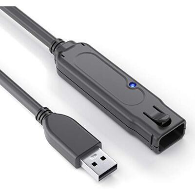 PureLink DS3100-050 USB 3.1 Gen.1 aktywny kabel przedłużający (wtyczka USB-A do gniazda USB-A), zasilanie z portu USB, nie wymaga zasilacza, 5,00 m, czarny PureLink DS3100-050 USB 3.1 Gen.1 aktywny kabel przedłużający (wtyczka USB-A do gniazda USB-A), zasilanie z portu USB, nie wymaga zasilacza, 5,00 m, czarny