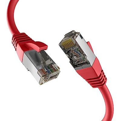 EFB-Elektronik CAT8.1 CZERWONY 1,5 m RJ45 kabel krosowy S/FTP PIMF EFB-Elektronik CAT8.1 CZERWONY 1,5 m RJ45 kabel krosowy S/FTP PIMF