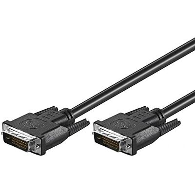 goobay 33810 Kabel DVI-D Full HD Dual Link pozłacany DVI-D męski Dual-Link (24+1 pin) > DVI-D męski Dual-Link (24+1 pin) goobay 33810 Kabel DVI-D Full HD Dual Link pozłacany DVI-D męski Dual-Link (24+1 pin) > DVI-D męski Dual-Link (24+1 pin)