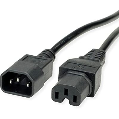 Value Kabel sieciowy IEC320/C14 wtyczka gniazdo C15, czarny, 1,8 m Value Kabel sieciowy IEC320/C14 wtyczka gniazdo C15, czarny, 1,8 m