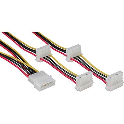ROLINE Rotronic Y kabel sieciowy wewnętrzny 1 x 5,25 wtyczka na 4 x 5,5 gniazdo 0,45 m ROLINE Rotronic Y kabel sieciowy wewnętrzny 1 x 5,25 wtyczka na 4 x 5,5 gniazdo 0,45 m