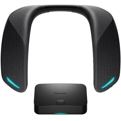 Panasonic SC-GNW10 SoundSlayer Przenośny Bezprzewodowy Głośnik Gamingowy z Mikrofonem z Redukcją Szumów AI, 2.4GHz, System 4 Głośników, LED, USB-C, PC/PS4/5/Switch, Czarny Panasonic SC-GNW10 SoundSlayer Przenośny Bezprzewodowy Głośnik Gamingowy z Mikrofonem z Redukcją Szumów AI, 2.4GHz, System 4 Głośników, LED, USB-C, PC/PS4/5/Switch, Czarny